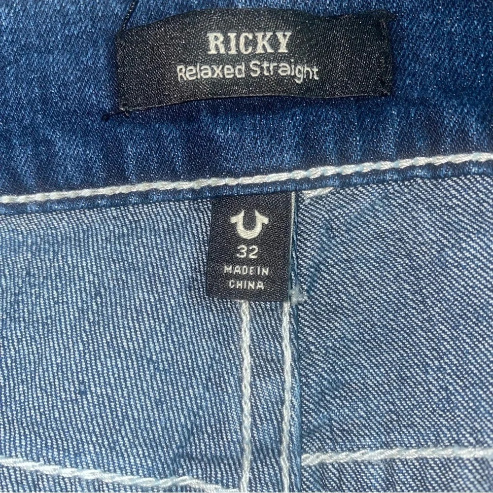 True Religion Ricky Relaxed Straight Jeans, 32x34